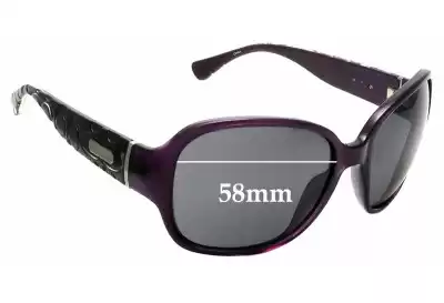 Coach S3010 Replacement Lenses 58mm wide 