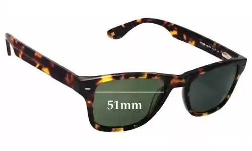 Sunglass Fix Replacement Lenses for Columbia Bridger - 51mm Wide 