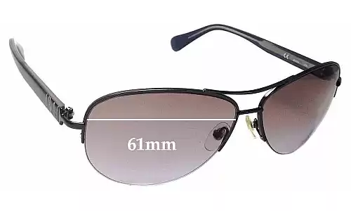 Sunglass Fix Replacement Lenses for Diane Von Furstenburg  DVF804S - 61mm Wide 
