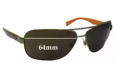 Dolce & Gabbana DG2120P Replacement Lenses 64mm wide 