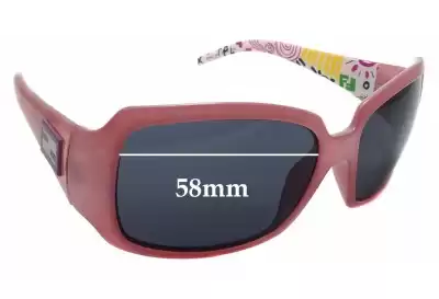 Fendi FS 507 Replacement Lenses 58mm wide 