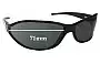 Sunglass Fix Lentes de Repuesto para Fendi FS 7733 - 71mm Wide 