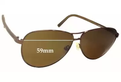 Fendi FS 5222 Replacement Lenses 59mm wide 