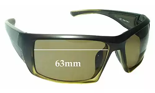 Sunglass Fix Replacement Lenses for Gill Edge - 63mm Wide Sunglass Fix Replacement Lenses for Gill Edge - 63mm Wide