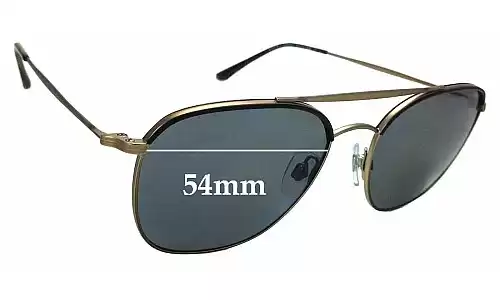 Sunglass Fix Replacement Lenses for Giorgio Armani AR 6058J - 54mm Wide 