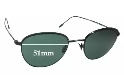 Giorgio Armani AR 6048 Replacement Lenses 51mm wide 