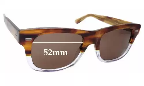 Sunglass Fix Replacement Lenses for Gucci GG1078/S - 52mm Wide 