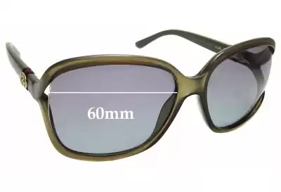Gucci GG3646/S Ersatzgläser 60mm wide 