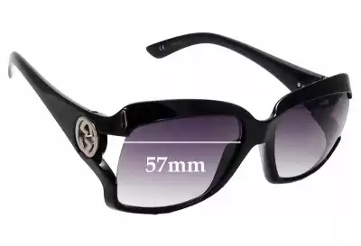 Gucci GG2598/S Ersatzgläser 57mm wide 