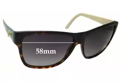Gucci GG3579/S Ersatzgläser 58mm wide 