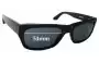 Sunglass Fix Verres de Remplacement pour Hurley Cell Block - 54mm Wide 