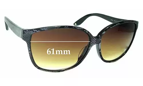 Sunglass Fix Replacement Lenses for Jimmy Choo Cass/S - 61mm Wide 