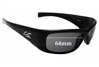 Kaenon Klay Replacement Lenses 64mm wide 