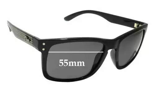 Sunglass Fix Lentes de Repuesto para Liive Cheap Thrill - 55mm Wide 