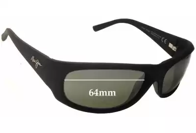 Maui Jim MJ281 Ikaika Verres de Remplacement 64mm wide 