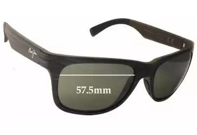 Maui Jim MJ736 Kahi Verres de Remplacement 57mm wide 