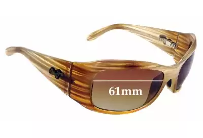 Maui Jim MJ134 Hibiscus Verres de Remplacement 61mm wide 