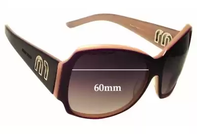 Miu Miu SMU14H Lentes de Repuesto 60mm wide 