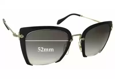 Miu Miu SMU52R Lentes de Repuesto 52mm wide 