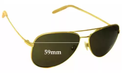 Sunglass Fix Replacement Lenses for Mosley Tribes Raynes - 59mm Wide Mosley Tribes Raynes Replacement Lenses 59mm wide
