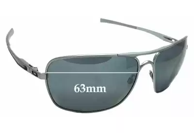 Oakley Plaintiff Squared OO4063 Replacement Lenses 63mm wide 