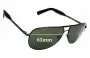 Sunglass Fix Replacement Lenses for Otis Double Lucky - 61mm Wide 