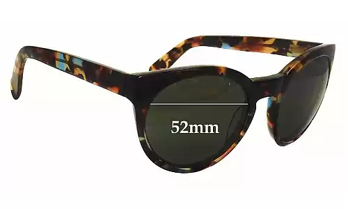 Sunglass Fix Replacement Lenses for Oscar Wylee Brooke - 52mm Wide 