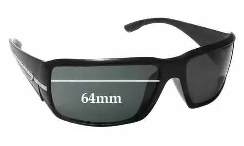 Sunglass Fix Verres de Remplacement pour Police S1584 - 64mm Wide 