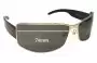 Sunglass Fix Ersatzgläser für Police S8095 - 73mm Wide 