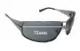 Sunglass Fix Ersatzgläser für Police S8362 - 72mm Wide 