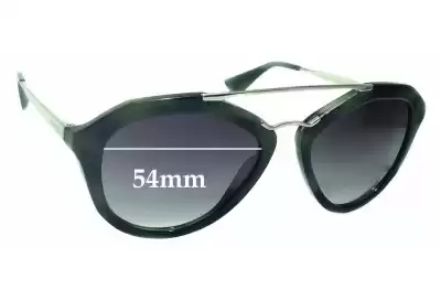 Prada SPR12Q & PR12QS Ersatzgläser 54mm wide 