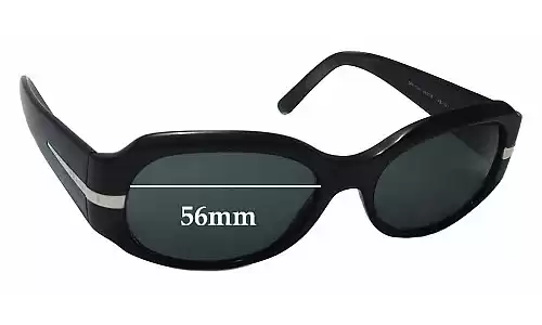 Sunglass Fix Replacement Lenses for Prada SPR13H - 56mm Wide 