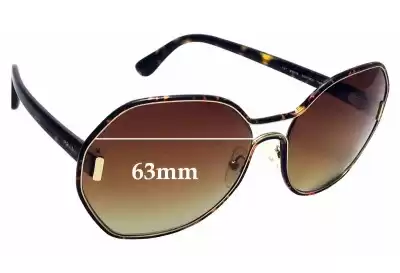 Prada SPR53T Ersatzgläser 63mm wide 