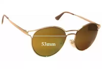 Prada SPR62S Ersatzgläser 53mm wide 