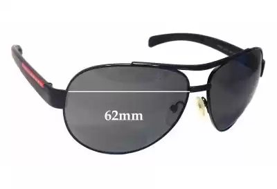Prada SPS50I Ersatzgläser 62mm wide 