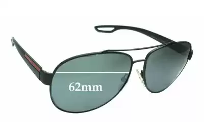 Prada SPS55Q Ersatzgläser 62mm wide 