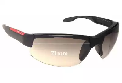 Prada SPS03P Replacement Lenses 71mm wide 