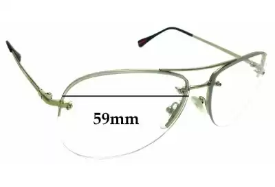 Prada SPS50R Replacement Lenses 59mm wide 