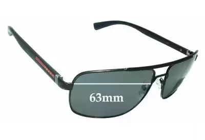 Prada SPS55N Replacement Lenses 63mm wide 
