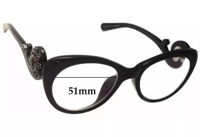 Prada VPR060 Replacement Lenses 51mm wide 