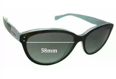 Ralph Lauren RA 5168 Replacement Lenses 58mm wide 