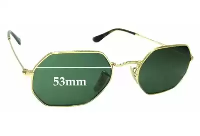 Ray-Ban RB3556-N Octagonal Replacement Lenses 53mm wide 