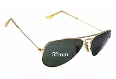 Ray-Ban B&L Aviator USA W1878 Replacement Lenses 52mm wide 