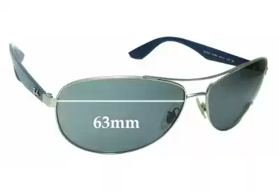 Ray-Ban RB3526 Ersatzgläser 63mm wide 