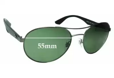 Ray-Ban RB3536 Ersatzgläser 55mm wide 