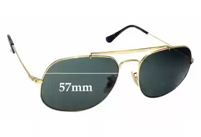 Ray-Ban RB3561 The General Ersatzgläser 57mm wide 