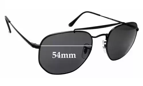 Ray-Ban RB3648 The Marshal Ersatzlinsen 54mm wide 