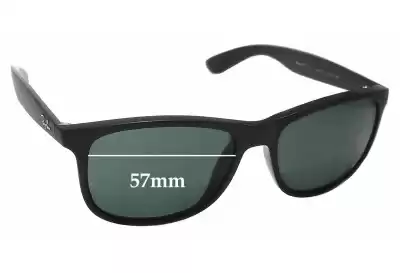 Ray-Ban RB4202-F Andy (Low Bridge Fit) Ersatzgläser 57mm wide 