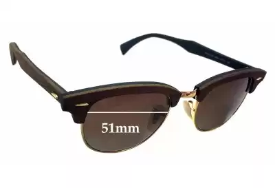 Ray-Ban RB5154-M Clubmaster Replacement Lenses 51mm wide 