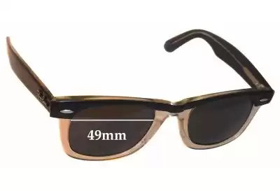 Ray-Ban B&L Wayfarer II Replacement Lenses 49mm wide 